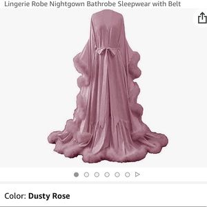 Fabulous feather old Hollywood robe